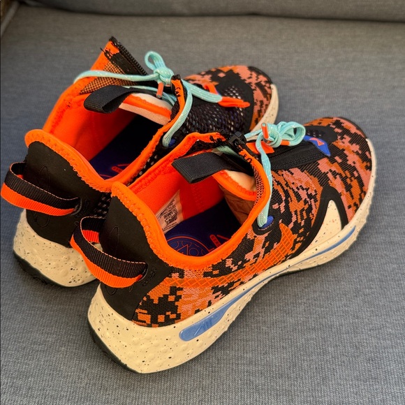 Nike PG4 Gatorade Basketball Shoes Women’s Size 6 Orange Camo Sneakers - Picture 5 of 11